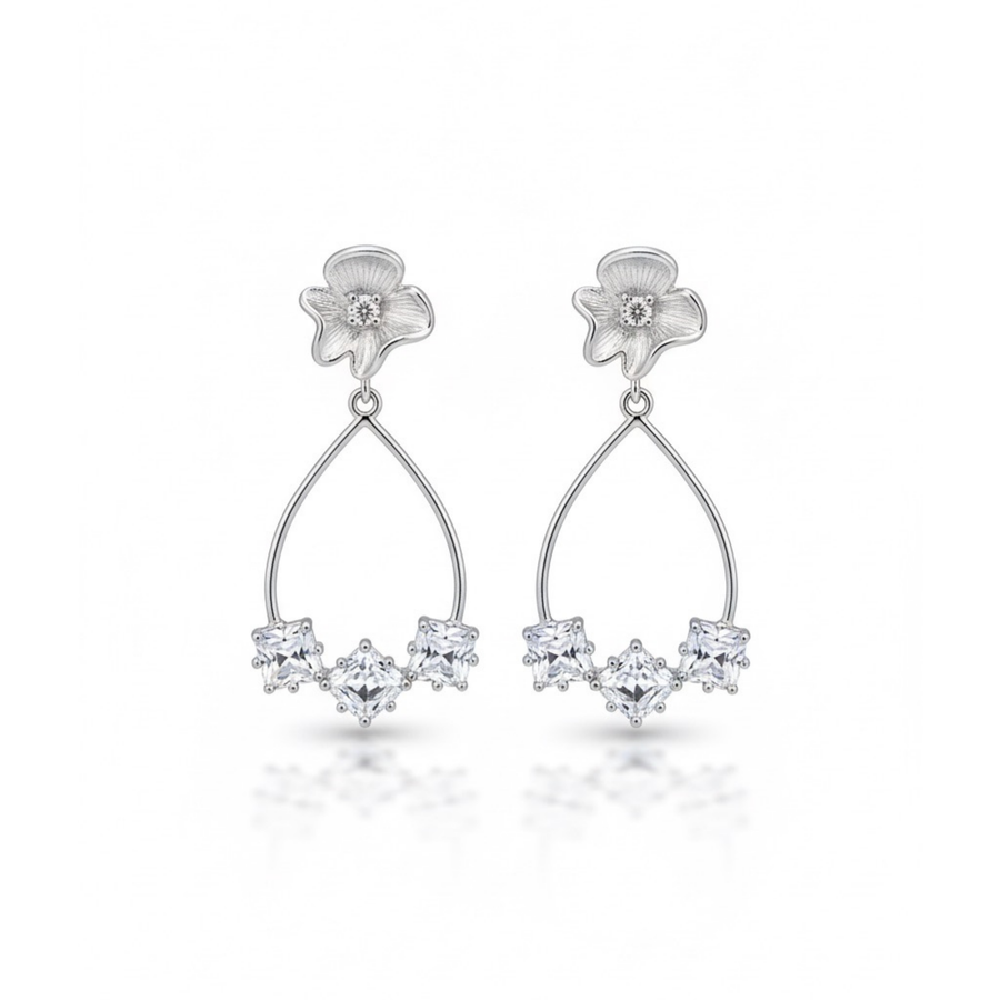 Trinity Bloom Earrings