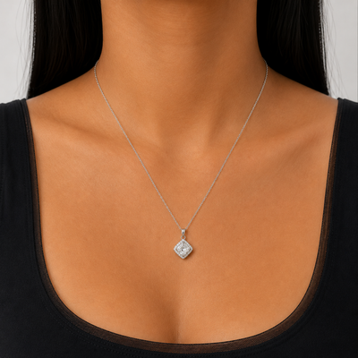Timeless Solitaire Necklace