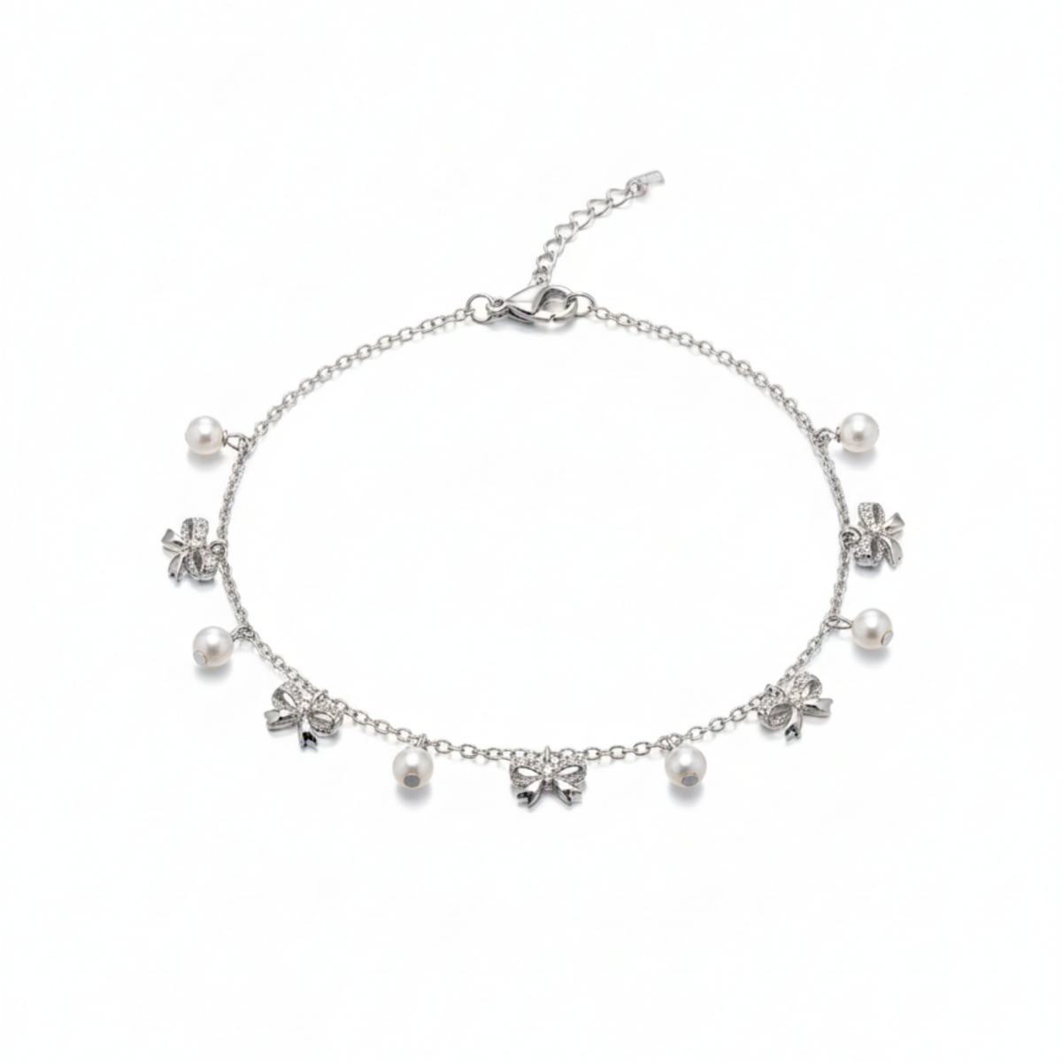Bow & Pearl Bracelet