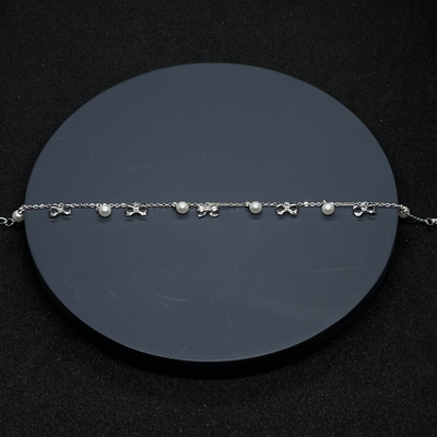 Bow & Pearl Bracelet