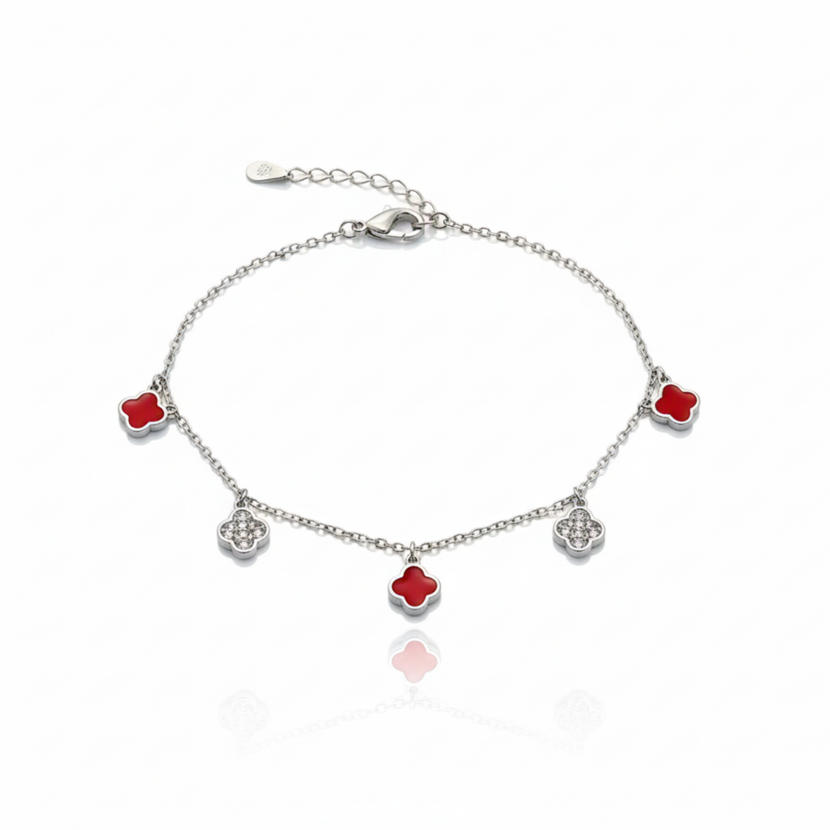 Scarlet Clover Bracelet