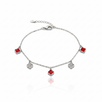 Scarlet Clover Bracelet