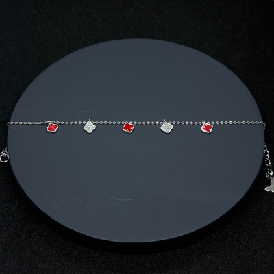 Scarlet Clover Bracelet